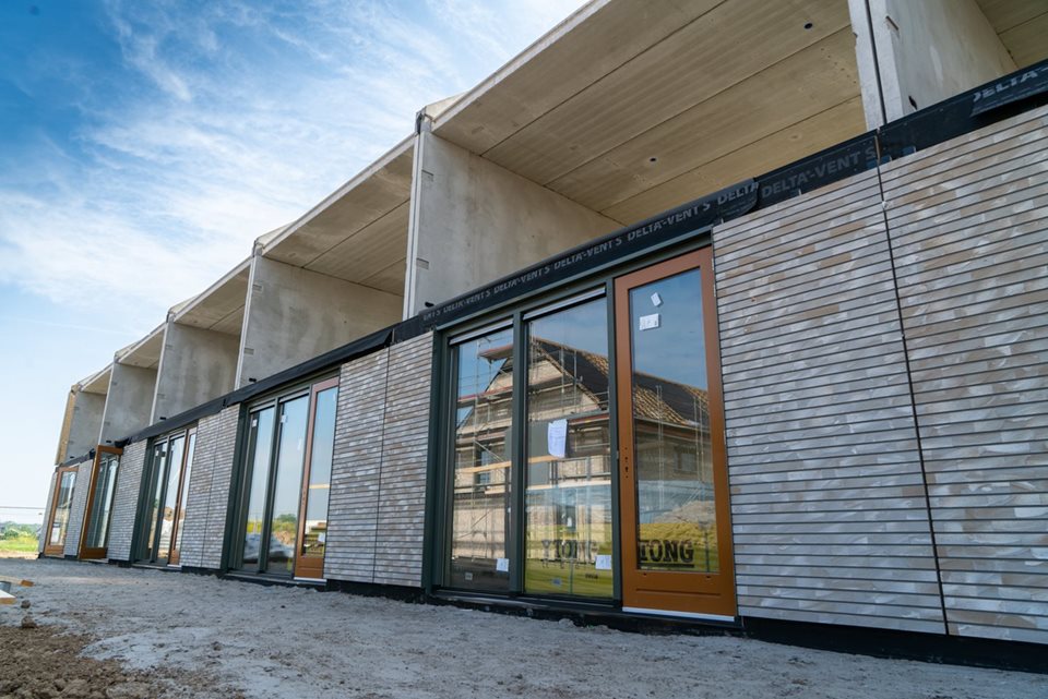 Emergo prefab gebouwschil voor seriematige woningbouw