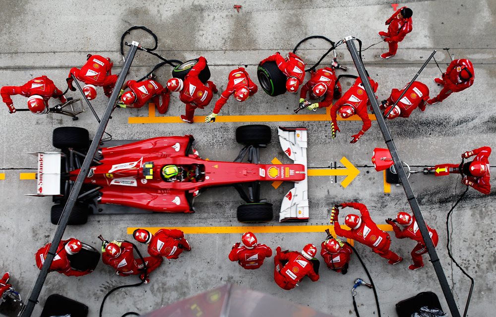 Formule 1 pit stop Formule 1 pit stop