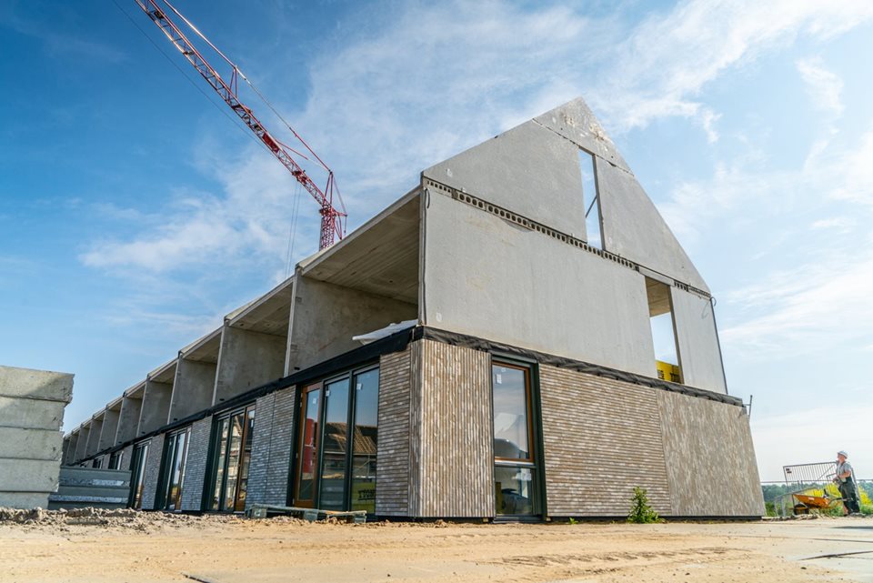 Prefab gevel in Nijmegen voor Klokgroep