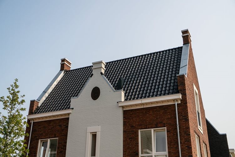 prefab daken voor 25 woningen in Geldermalsen
