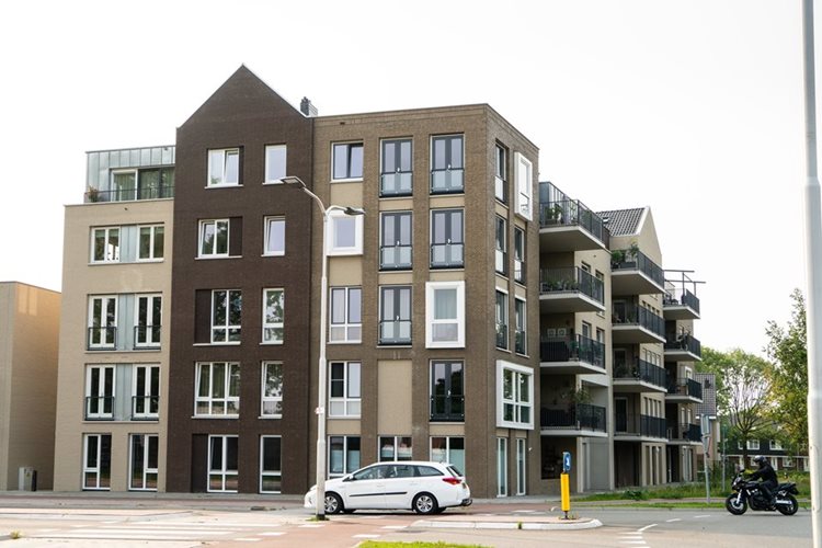 Prefab daken van Emergo Prefab voor rijtjeswoningen 