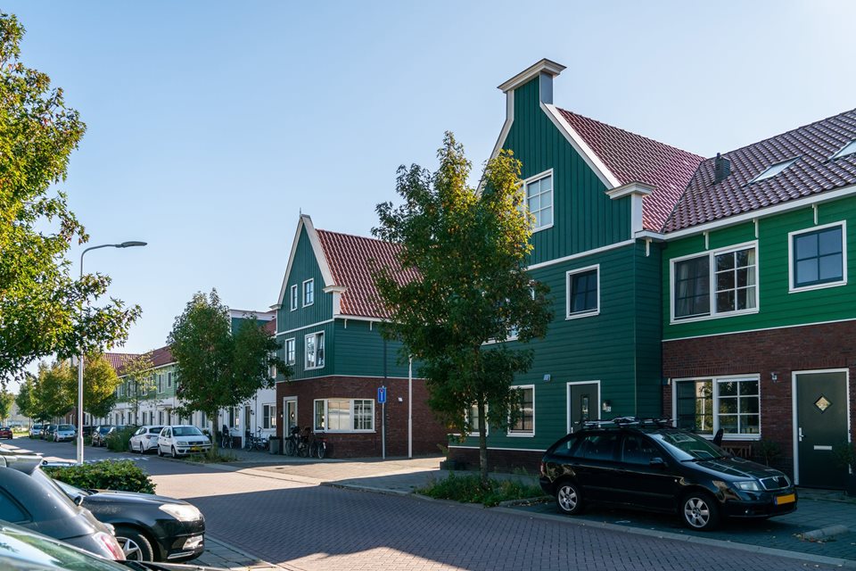 Zaanse stijl prefab gerealiseerd