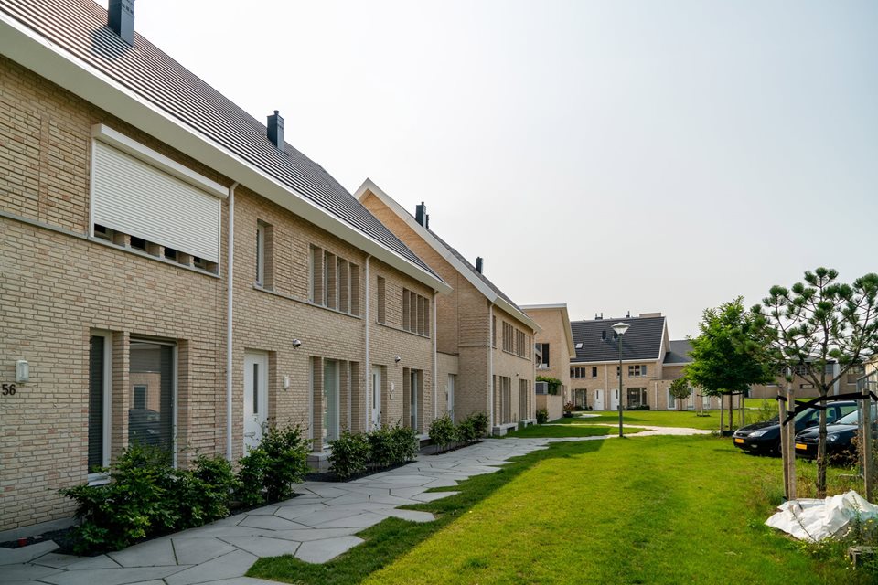 Prefab daken voor het Park Zwanenberg in Oss