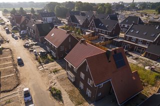 Prefab daken voor nieuwbouwwijk in Nunspeet