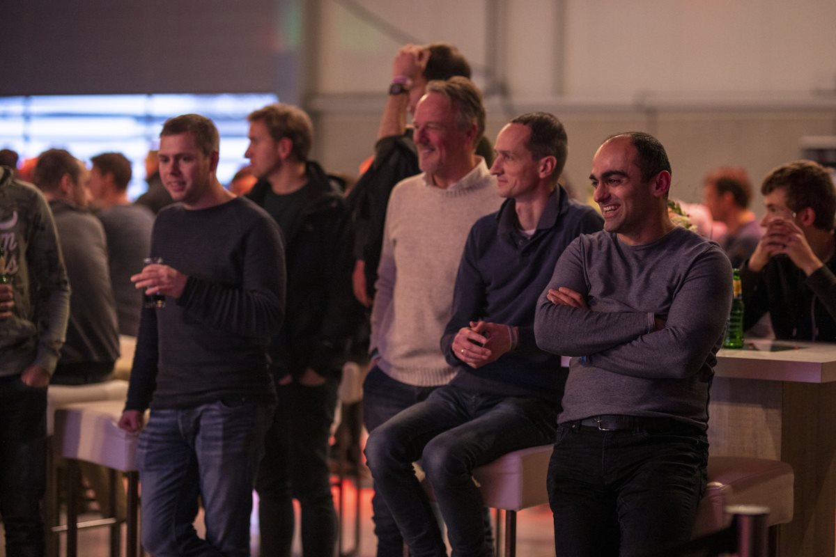Emergo Prefab werknemers gezellig