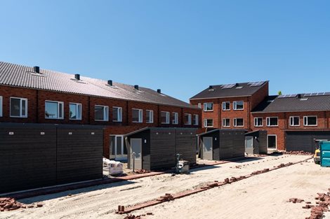 Fraaie prefab daken in Leidschenveen
