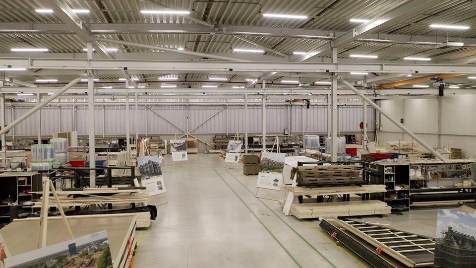 Productiehal in Almelo met prefab componenten