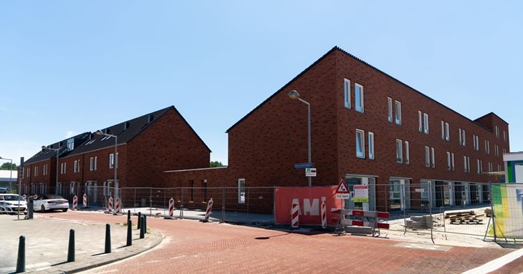 Prefab dak elementen voor woningen in Leidschenveen