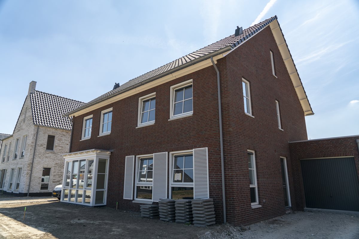 Prefab dak componenten voor 31 woningen