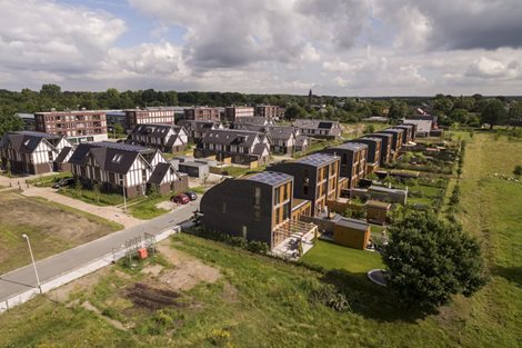 project Driebergen met ronde prefab daken