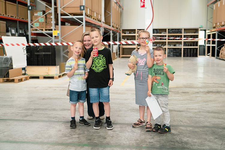 Kinderen waren zeer welkom op onze open bedrijven dag bij Emergo Prefab