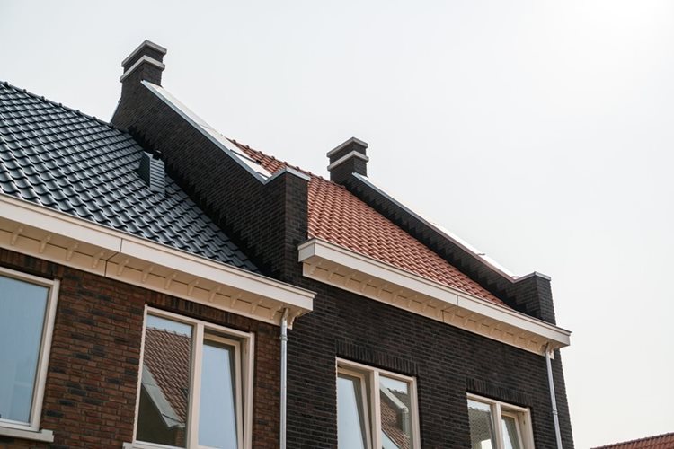 Fraai prefab dak met verschillend dak hoogte 